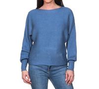 ONLY Onladaline L/S-Jersey Corto Knt Noos Punto, Coronet Blue/Detail:w. Melange, S para Mujer