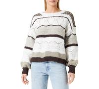 ONLY Onladina Life L/S Jersey Knt Noos Punto, Beige, M para Mujer