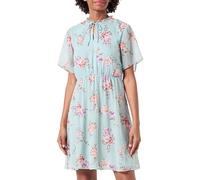 ONLY Onlaida Elisa SS Dress Life WVN - Vestido de Verano para Mujer, Verde silt Verde/AOP: Flower Big, L