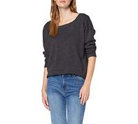 Only Onlalba 3/4 Top Jrs Noos Camiseta con mangas, Gris (Dark Grey Melange Dark Grey Melange), S Mujer