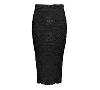 ONLY Onlalberte MW WVN - Falda Larga para Mujer, Negro, XS