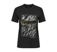 ONLY ONLALLIE Life REG S/S AOP Top Box JRS, Moonless Night/Print:Sophisticated, M