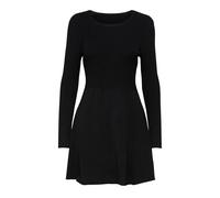 Only ONLALMA L/S O-Neck Dress KNT Noos Vestido, Negro (Black Black), L para Mujer