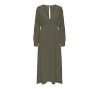 ONLY Onlalma Life Vis Jen Long Dress Solid Vestido, Calamata, S para Mujer