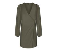 ONLY Onlalma Life Vis L/S Gina Dress Solid Vestido, Calamata, L para Mujer