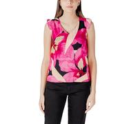 ONLY Onlalma Life Vis S/S Elina Top AOP, Carmine Rose, M Mujeres