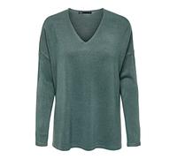 ONLY Onlamalia L/S V-Cuello CC Knt Suéter, Bálsamo Verde, M para Mujer
