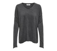 ONLY Onlamalia L/S V-Cuello CC Knt Suéter, Graumeliert, S para Mujer
