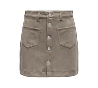 ONLY Onlamazing-Stina Faux Suede Skirt Pnt, Nogal, XXS Mujeres