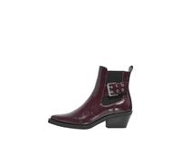 ONLY Onlamie-1 - Botas con hebilla para mujer, color borgoña, 4, Burgundy, 37 EU