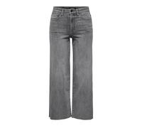 ONLY Onlann-Madison HW Crop WD DNM Soo619Noos, Medium Grey Denim, L / 32L