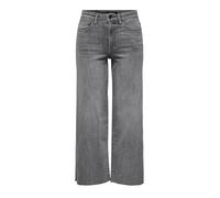 ONLY Onlann-Madison HW Crop WD DNM Soo619Noos, Medium Grey Denim, L / 34L