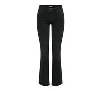 ONLY Onlann Mid Flared Dnm Soo612 Noos, Negro Lavado, XS / 30L Mujeres
