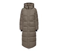 ONLY ONLANN Premium - Abrigo para mujer (extra largo, talla L), color marrón, marrón, L