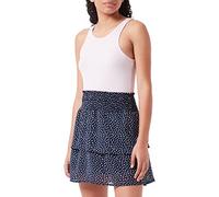 ONLY ONLANN Star Layered Smock Skirt Noos PTM, Falda Mujer, Night Sky/AOP:Dot W. Macadamia, S