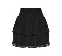 ONLY ONLANN Star Layered Smock Skirt Noos PTM Falda, Negro, M para Mujer