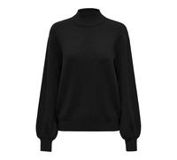 ONLY Onlanny LS Jq O-Neck Knt Suéter, Negro, S para Mujer