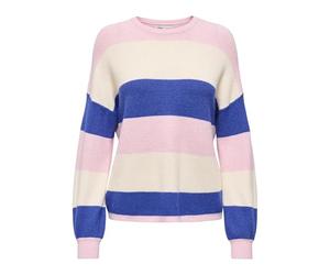 ONLY Onlatia L/S Stripe Pullover Knt Noos Jersey De Mezcla Viscosa, Rosa Claro, L para Mujer