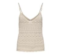 ONLY Onlavina Life Strap Top KNT para Mujer, Crudo, L