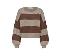 ONLY Onlaya Life L/S Boatneck Pull CC Knt Punto, Pumice Stone, S para Mujer