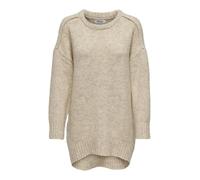 ONLY Onlaya Life L/S Loose O-Neck CC Knt Jersey de Punto, Birch/Detalle: Melange, M para Mujer