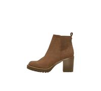 ONLY Onlbarbara-Botín con tacón, Botas Cortas al Tobillo Mujer, coñac, 38 EU