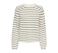 ONLY Onlbase L/S O-Neck Jersey Knt Noos Suéter, Jet Stream/Stripes:Black, XS para Mujer