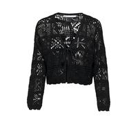 ONLY Onlbeach Life 7/8 O-Cuello Cardigan Knt Bolero, Negro, M para Mujer
