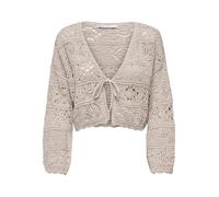 Only Onlbeach Life 7/8 O-n Cardigan Knt Noos Suéter Cárdigan, Piedra Pumice., M para Mujer