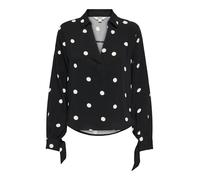 ONLY Onlbelem L/S Bow Top Wvn Sud, Negro, XL Mujeres