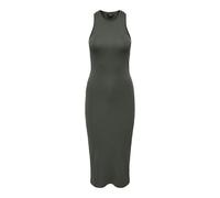 ONLY Onlbelfast S/L Midi Dress Jrs Noos Vestido, Beluga, Large Mujeres
