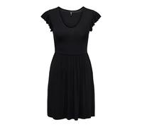 ONLY ONLBELIA S/L Dress JRS Vestido, Negro, M para Mujer