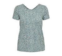 ONLY Onlbera Back Lace Up S/S Top Jrs Noos, Bálsamo Verde, M Mujeres