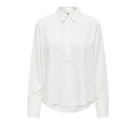 ONLY Onlberit L/S Camiseta WVN, Blanco Nieve., XS