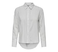 ONLY Onlberit Life L/S Shirt Wvn Camisa de Manga Larga para Uso Diario, Blanco Nieve, M Mujeres