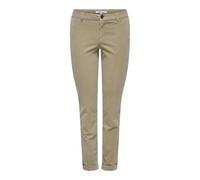 Only Onlbiana-Blair MW Cord Chino Pant TLR - Pantalón para Mujer, Teca Weathered, 40W / 32L