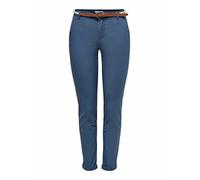 ONLY ONLBIANA Cotton Belt Chino CC PNT - Pantalones chinos para mujer, Vintage Indigo