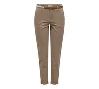 ONLY Onlbiana MW Cotton Belt Chino PNT Noos, Sepia Tint, 38W / 32L