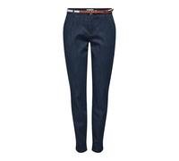 ONLY Onlbiana MW Melange Belt Chino PNT, Negro (Total Eclipse), 36W / 32L