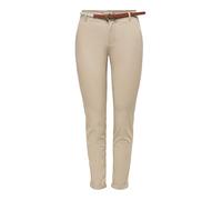 Only ONLBIANA Pantalones Chinos para Mujer, Corte Normal, Pantalones Chinos, Verde Claro, 36W / 32L