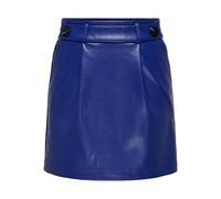 ONLY Onlbina Faux Leather Skirts BF Otw Falda, Azul, S Mujeres