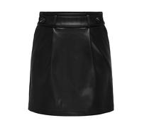 ONLY Onlbina Faux Leather Skirts BF Otw Falda, Negro, M Mujeres