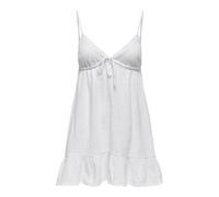 ONLY Onlblake Life Strap V-Neck Dress Wvn, Blanco Brillante, XS Mujeres