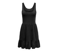 Only Onlbloom Life S/L Short Dress Jrs, Negro, XL Mujeres
