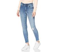 ONLY Onlblush Mid Sk Ank Raw Jeans Rea333noos, Vaqueros skinny Mujer, Azul (Light Blue Denim), W34/L30 (Talla del fabricante: X-Small)