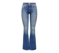 Only Onlblush Life Mid Flared BB Rea1319 Noos Vaqueros, Azul (Medium Blue Denim), M / 30L para Mujer