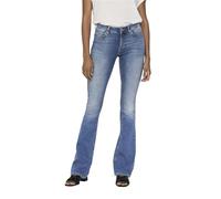 ONLY ONLBLUSH Life Mid Flared DNM TAI467 Noos Jeans, Light Blue Denim, XL/32 De Las Mujeres