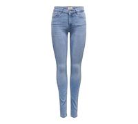 ONLY ONLBLUSH Life Mid SK INNY REA1467 - Vaqueros para Mujer, Color Azul Claro, Talla M, Azul Claro (Azul Claro Denim), M