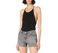 ONLY ONLBLUSH Life Mid SK Raw Shorts Noos Pantalones Cortos de Jean, Medium Grey Denim, S para Mujer