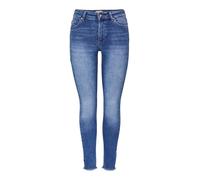 Only Onlblush Life Midsk Ankraw Rea12187, Vaqueros para Mujer, Denim Azul Medio, 28W / 34L